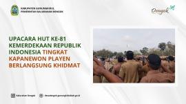 Upacara HUT ke-81 Kemerdekaan Republik Indonesia Tingkat Kapanewon Playen Berlangsung Khidmat